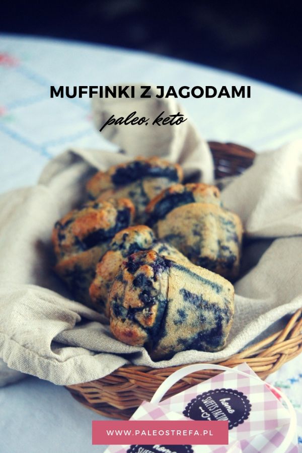 Muffinki z jagodami (keto)