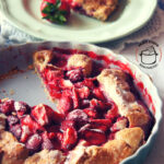 Tarta rustykalna z truskawkami (bez glutenu)